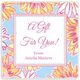 Pink and Orange Zinnias Square Gift Stickers in a Jar Image 2 of 2